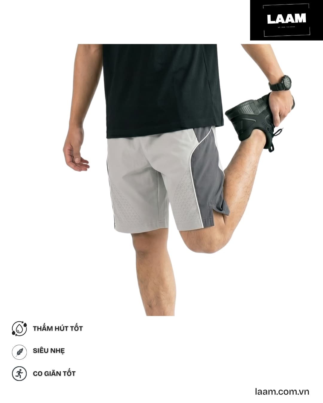 Quần short chạy bộ Two-Tone — view 5