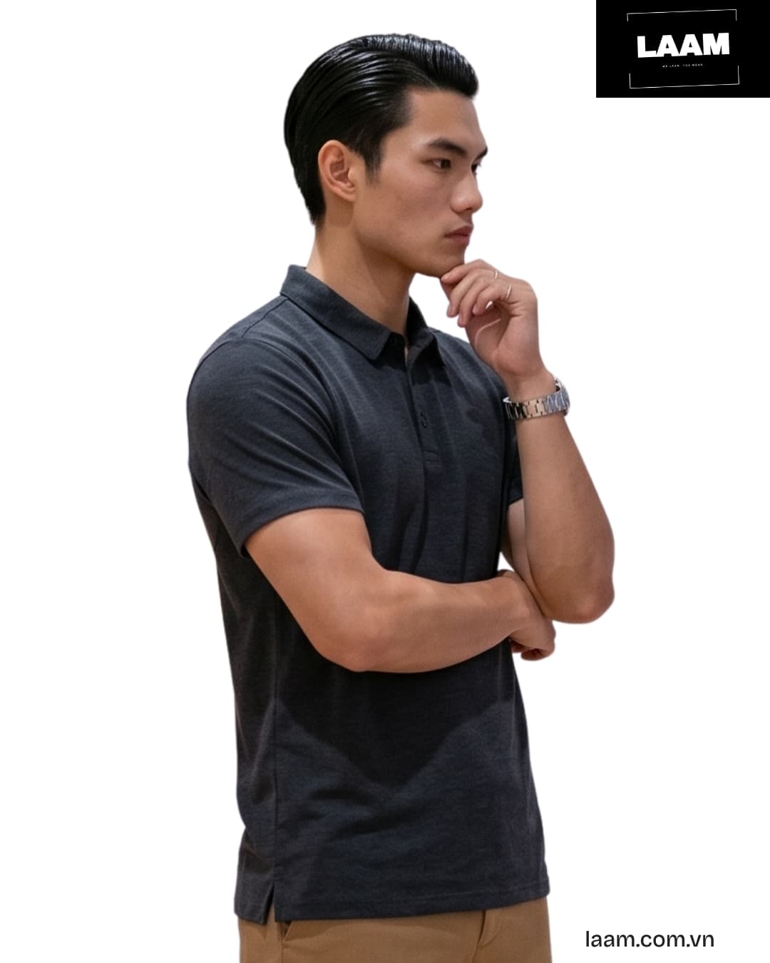Áo polo Essential Piqué — view 4