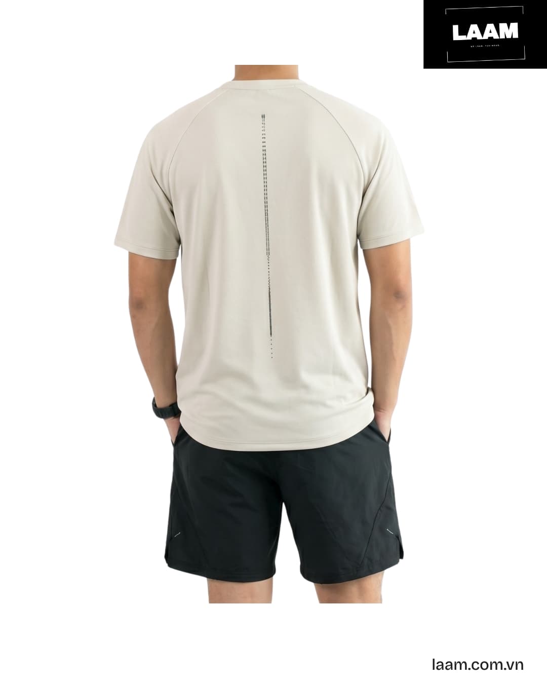 Áo thun chạy bộ Raglan Kem — view 2