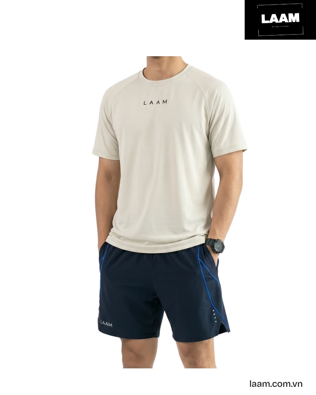 Áo thun chạy bộ Raglan Kem — view 4